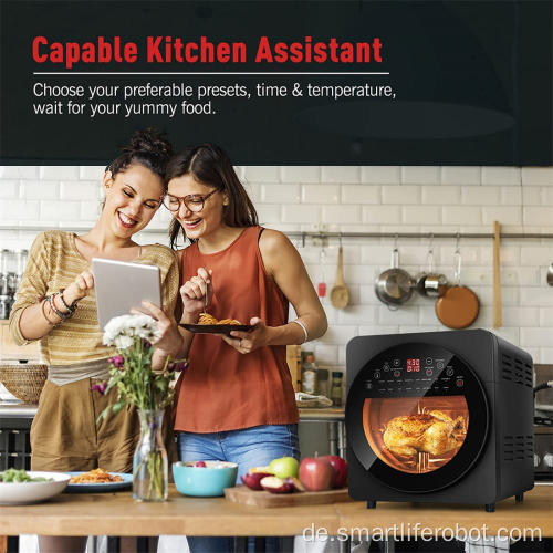 Elektrischer digitaler Heißluftfritteuse-Ofen mit Touchscreen